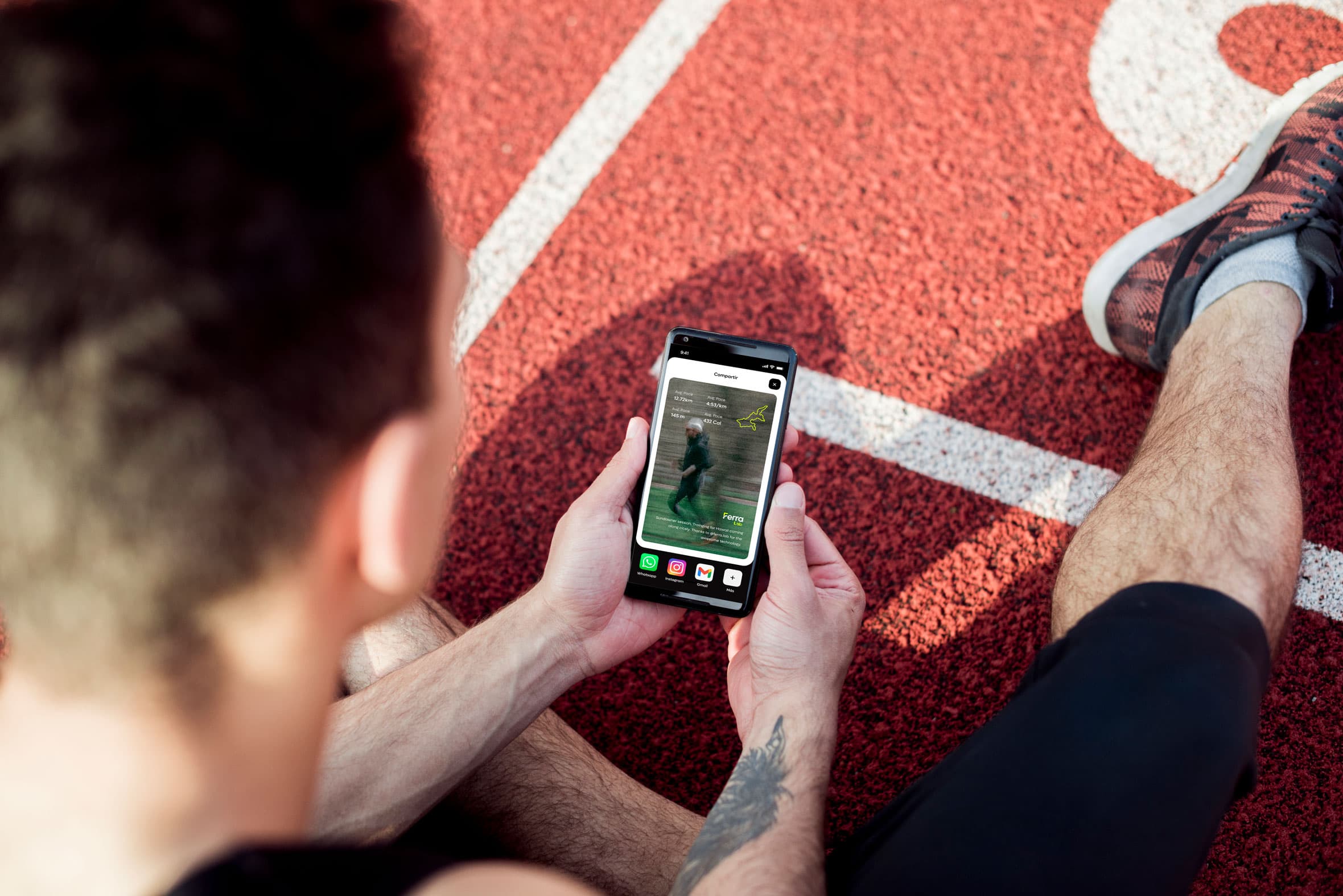 Entrenamiento con la app Ferra