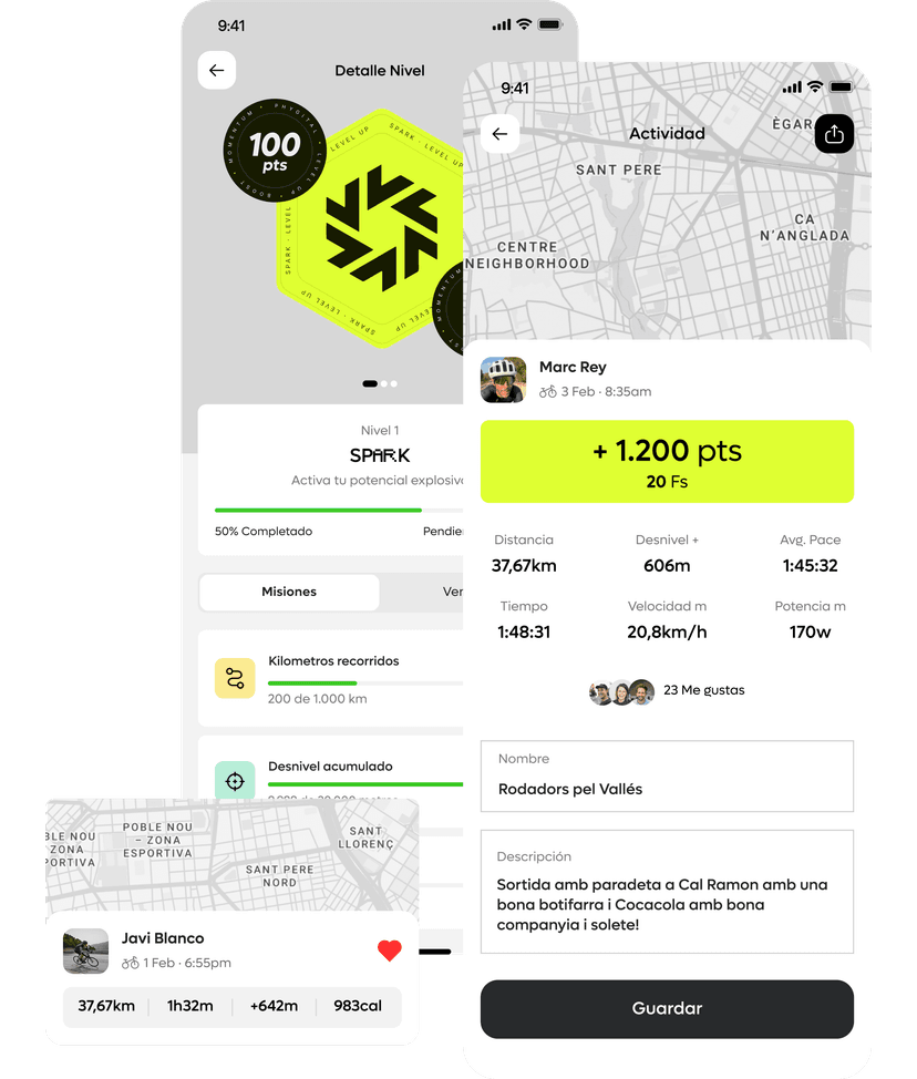 App Ferra - Tracking GPS y entrenamientos